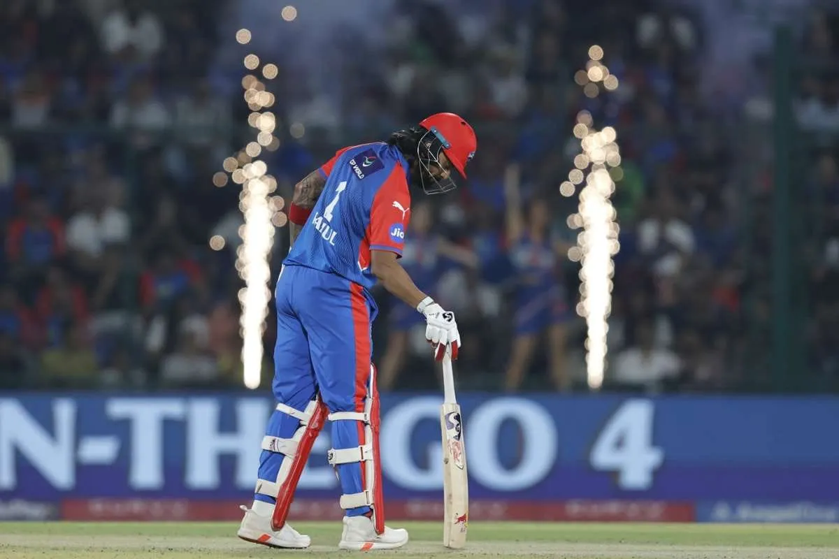 KL Rahul batting during IPL 2025 season